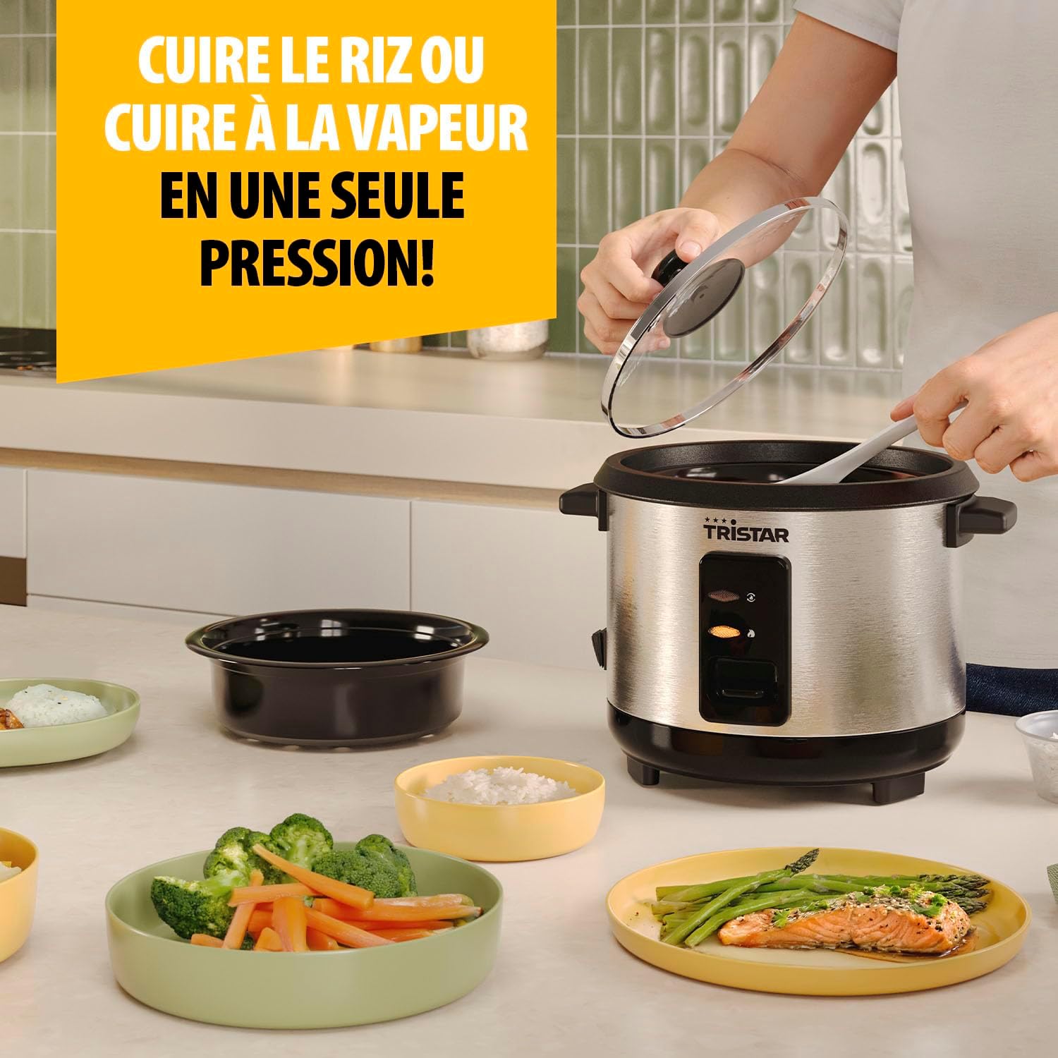 Thumbnail 4 de Tristar RK-6144 Cuiseur à riz 1 L 400 W