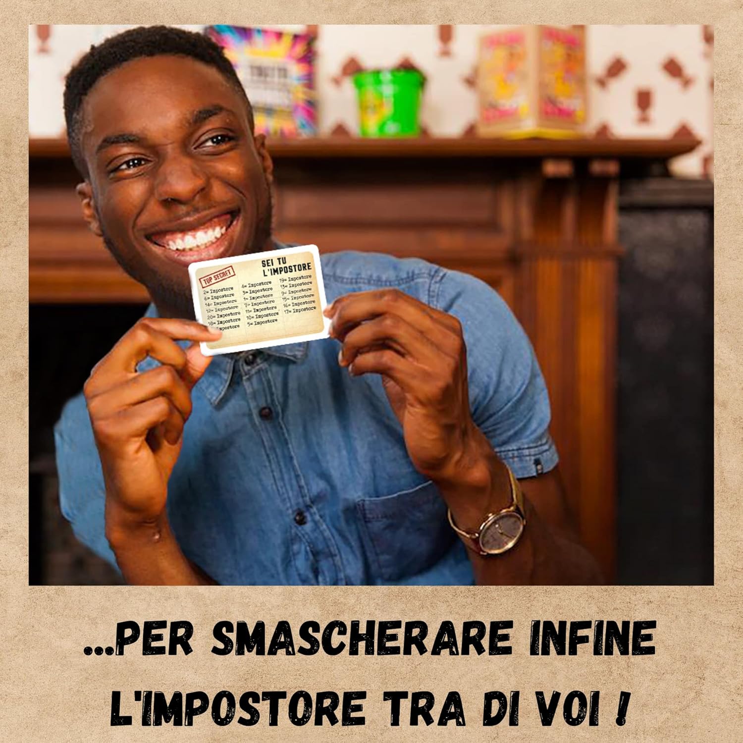 Thumbnail 5 de Oh Happy Games - L'Impostore: Riesci a scoprirlo? Bluff, creatività e sospetto nel gioco di parole
