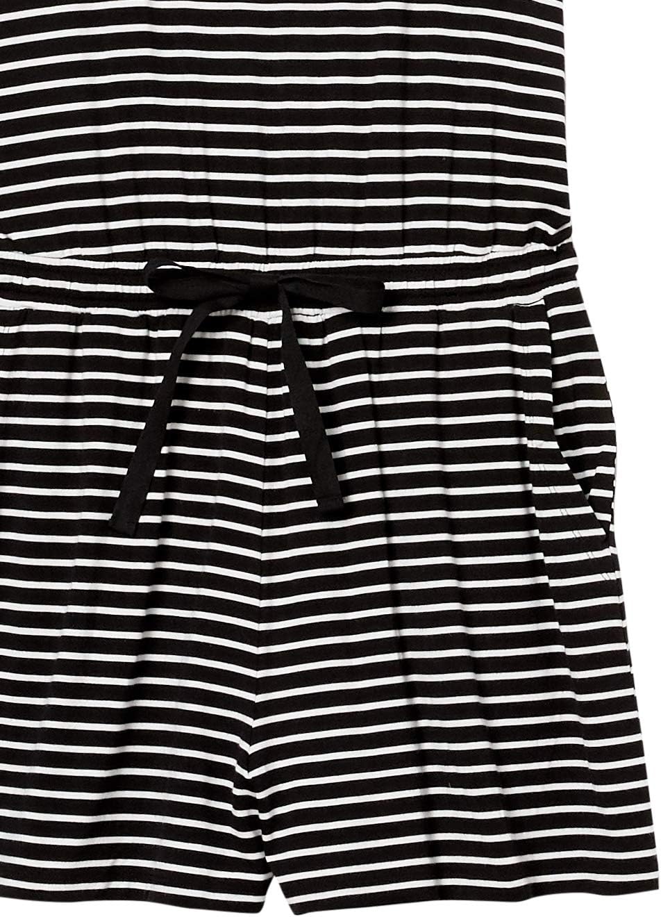 Thumbnail 4 de Amazon Essentials Damen Einteiler mit kurzen Ärmeln und U-Ausschnitt – Sommer-Romper mit Jersey-Stretch, Innenbeinlänge 8,3 cm