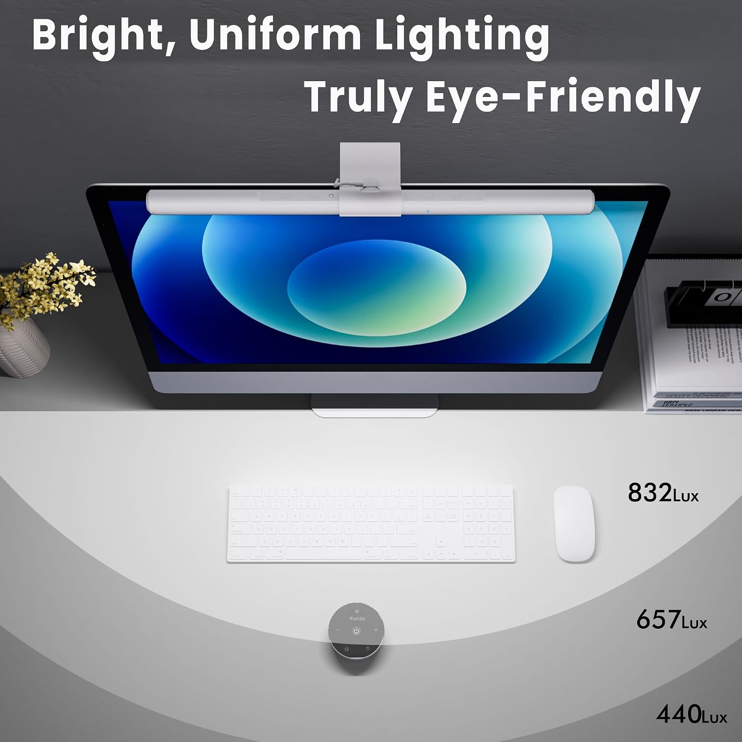 Thumbnail 3 de Quntis LI-HY-0210-WT 16-inch Monitor Light Bar with Remote and Auto-Dimming