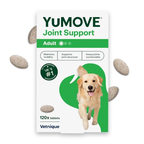 YuMOVE Joint Supplement for Dogs: Higher Strength Joint Care for Adult Dogs Aged 6–8 (120 Tablets)