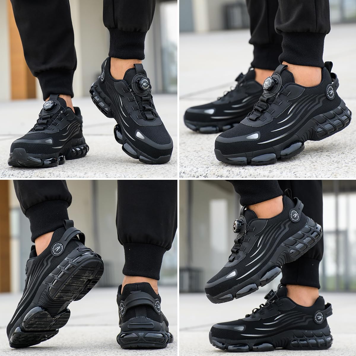 Thumbnail 1 de Sicherheitsschuhe Arbeitsschuhe Unisex Stahlkappenschuhe – Anti-Smash & Anti-Punktur, 38–46 EU