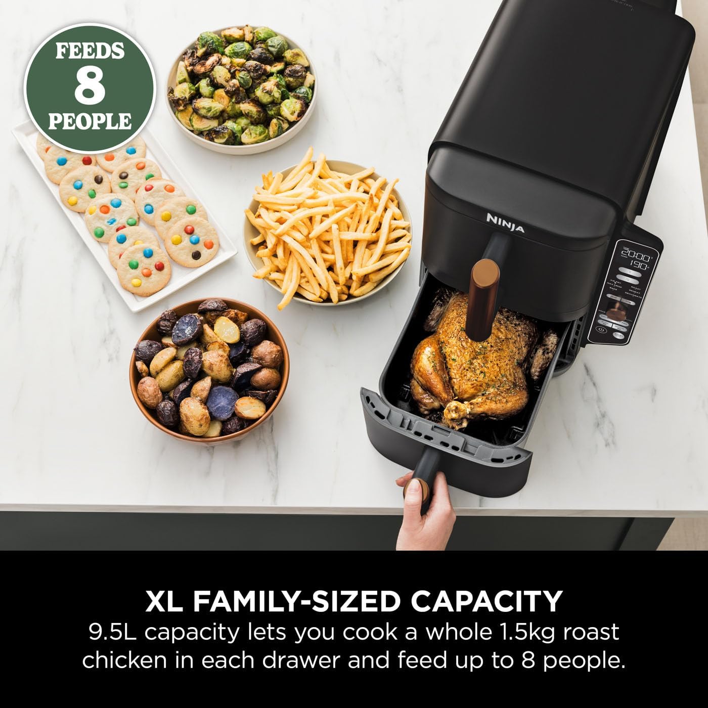 Thumbnail 4 de Ninja Double Stack XL Air Fryer 9.5L
