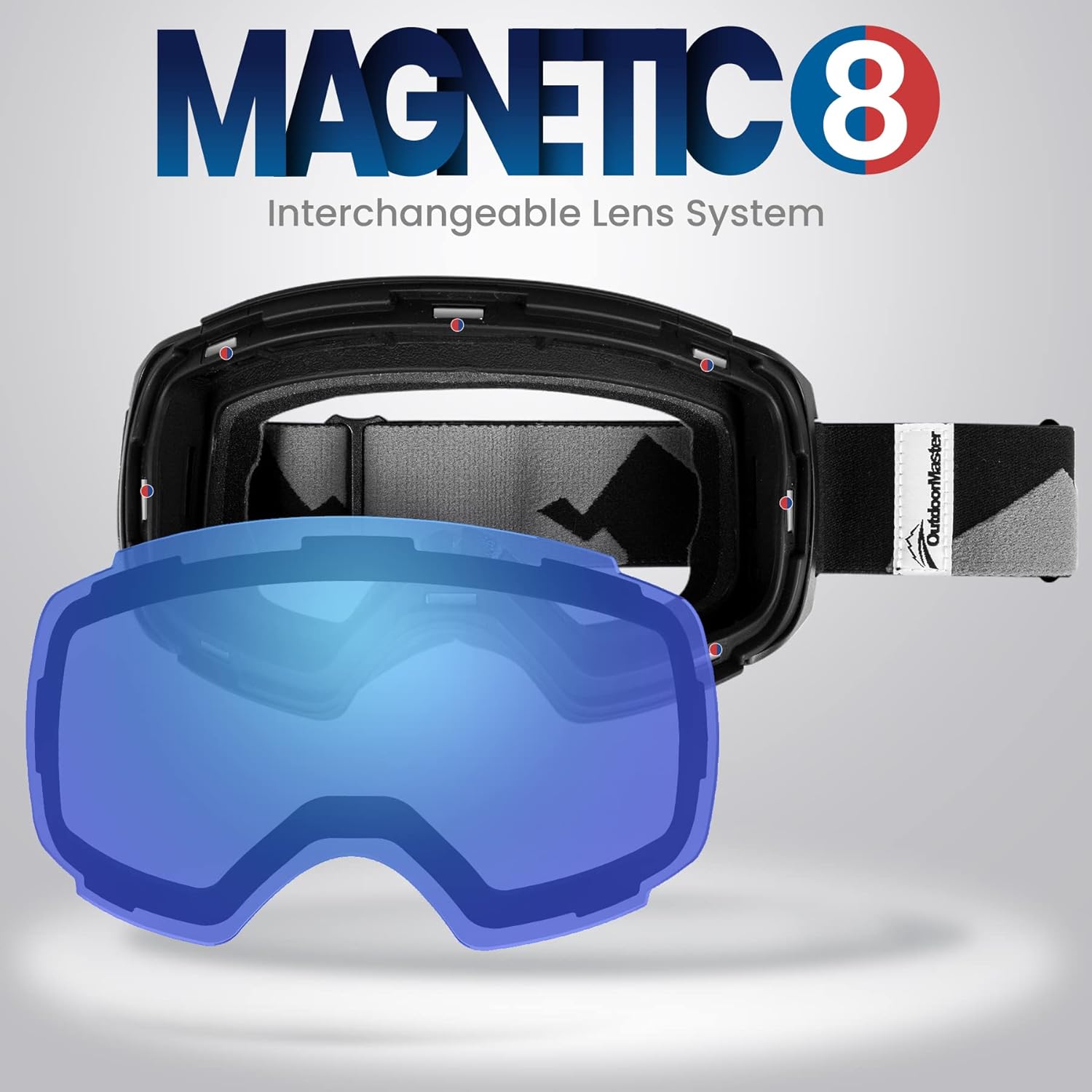 Thumbnail 1 de OutdoorMaster Skibrille PRO Ersatzlinse 10+ Farben 🥽