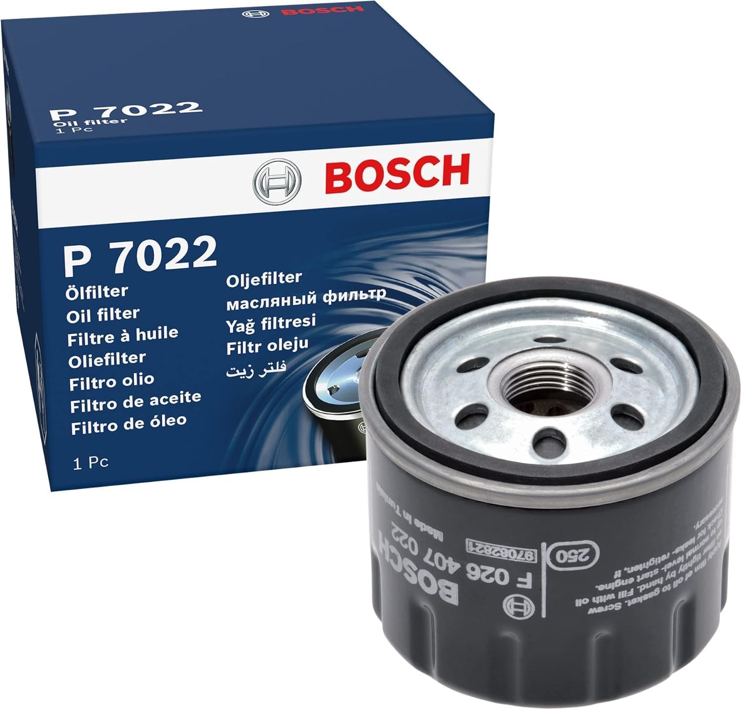 Detalle de BOSCH F026407022 輸入車用オイルフィルター スマート・ルノー対応