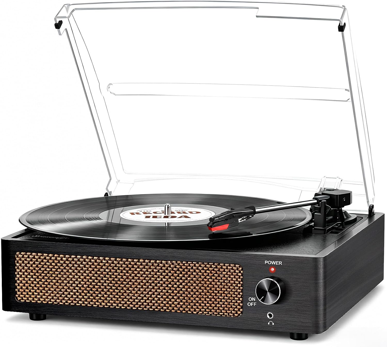 Vinyl Record Player with Speakers 3-Speed