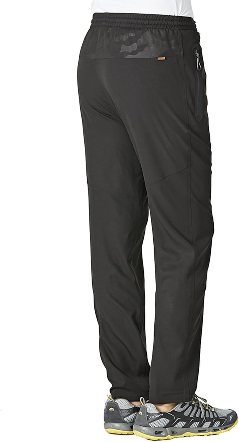 Detalle de JHMORP Men's Athletic Workout Pants, Lightweight Quick-Dry 4-Way Stretch