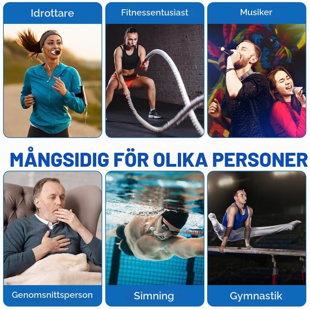 Thumbnail 6 de ACWOO andningstränare för djupandning med justerbart motstånd