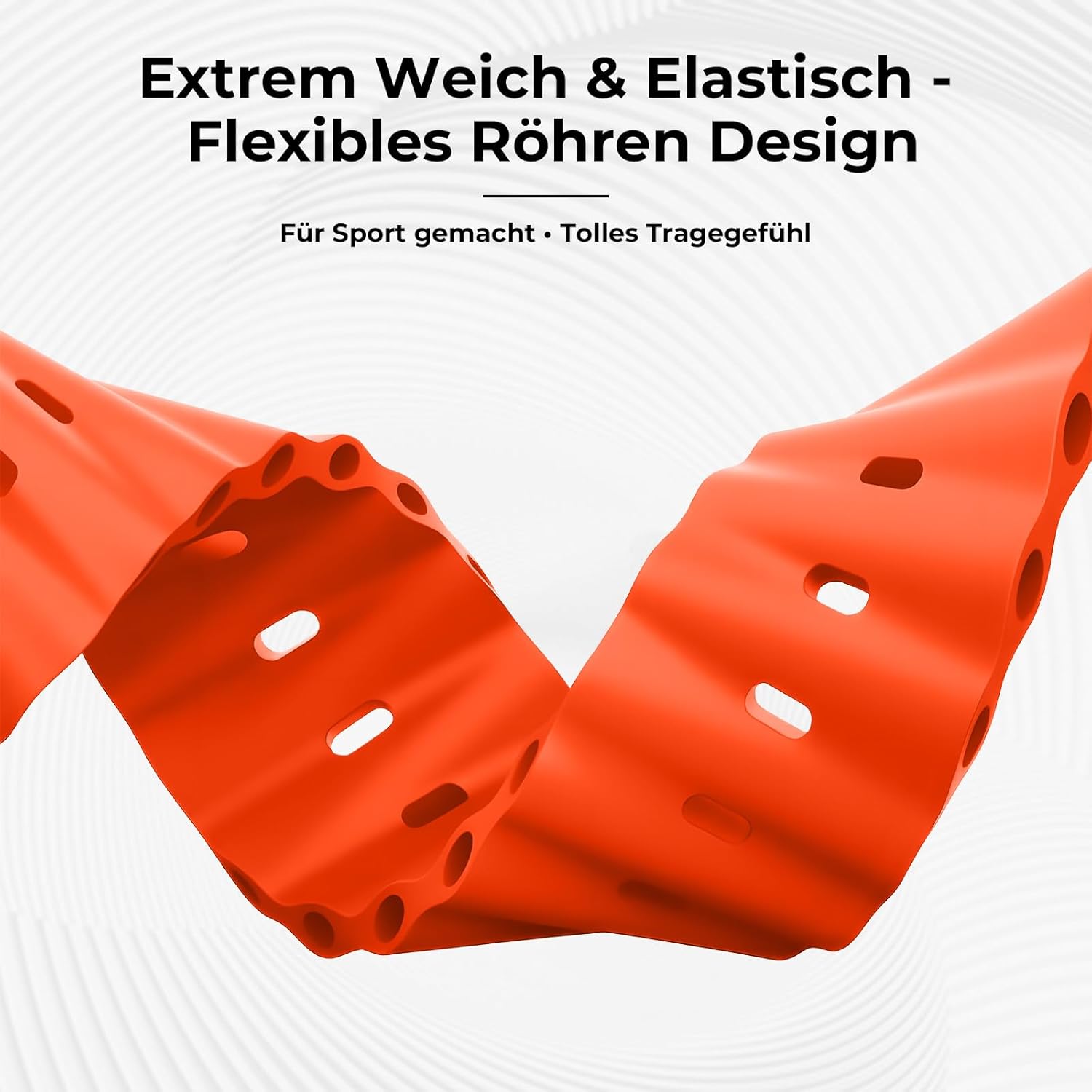 Thumbnail 1 de NUKELOLO Waterproof Ocean Silicone Strap for Apple Watch Ultra 3/2/1 & Series 11–1, 49/46/45/44/42mm