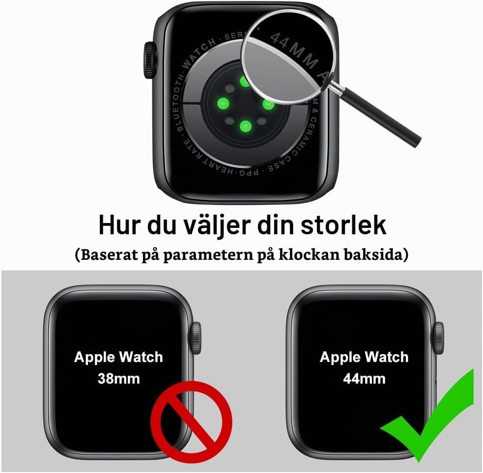Detalle 2 de OFFCUP fodral med displayskydd för Apple Watch 44 mm, 2-pack i PC och härdat glas