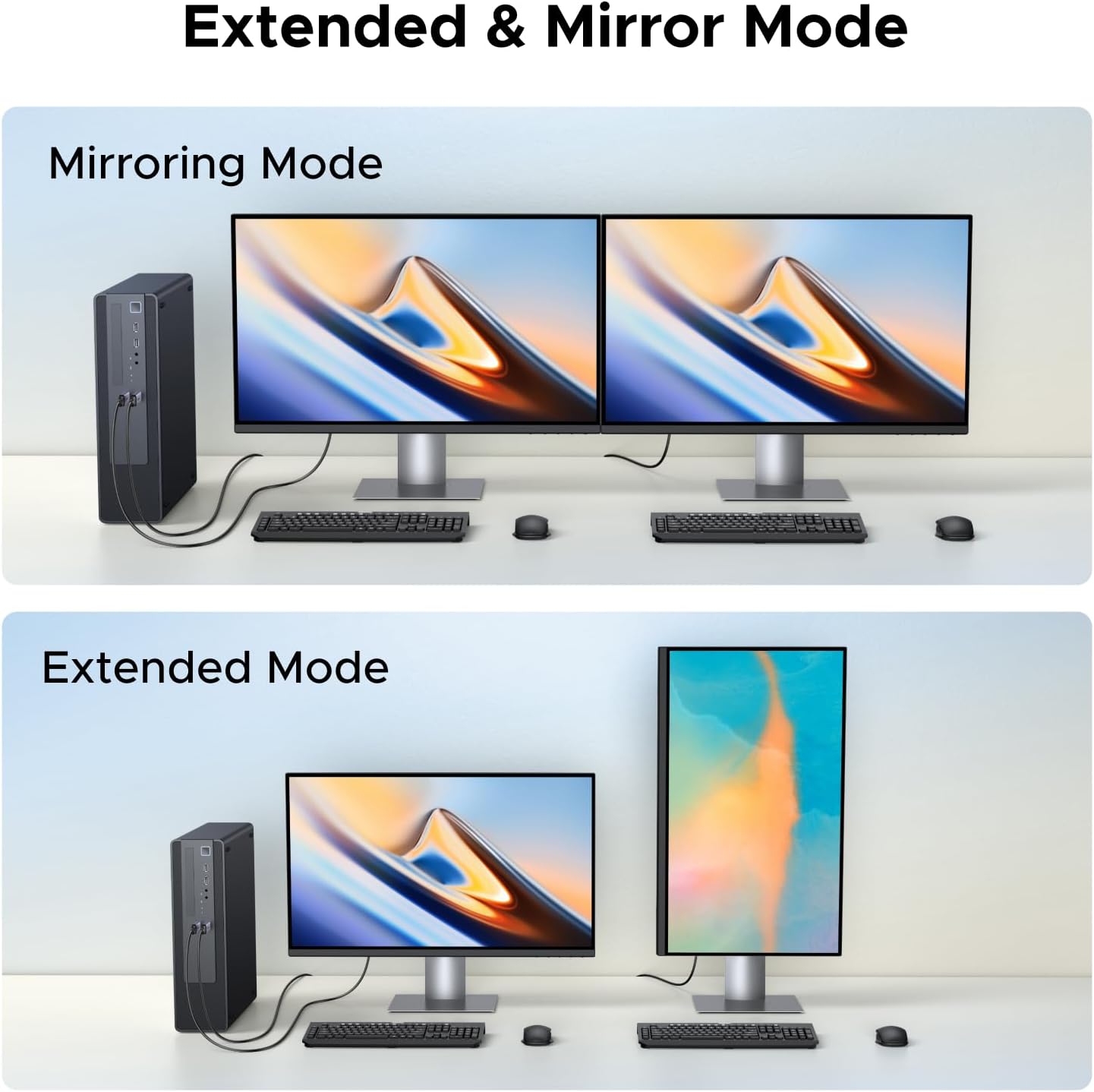 Thumbnail 6 de UGREEN 95223 DisplayPort to HDMI Adapter, 2-Pack, Aluminium