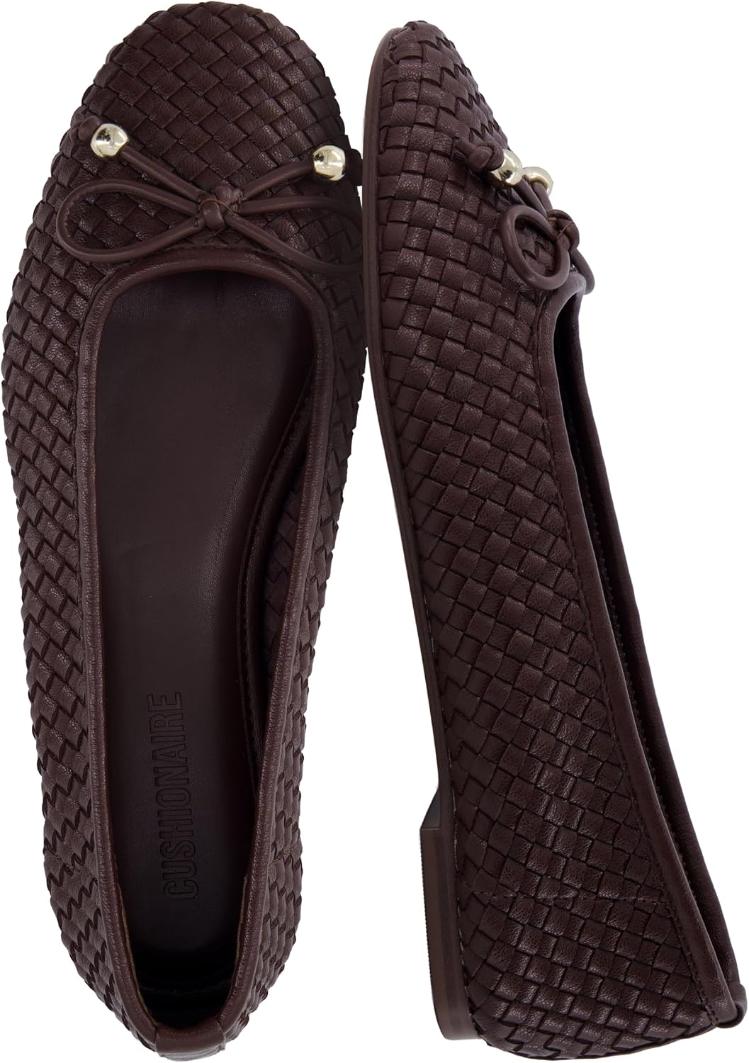 Detalle de CUSHIONAIRE Woven Ballet Flats