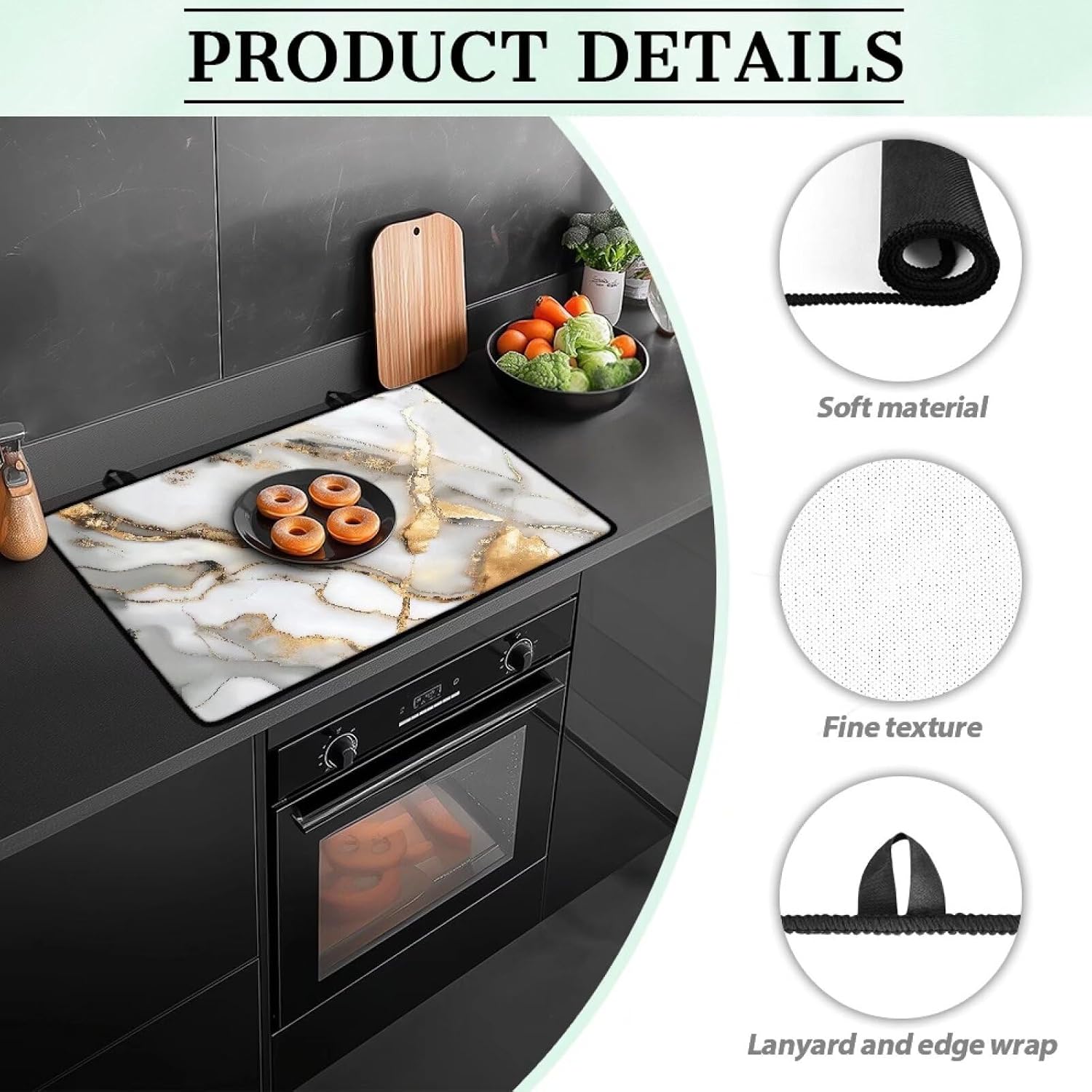 Detalle 1 de Garucesta Stove Cover 29.18 x 20.96 inches
