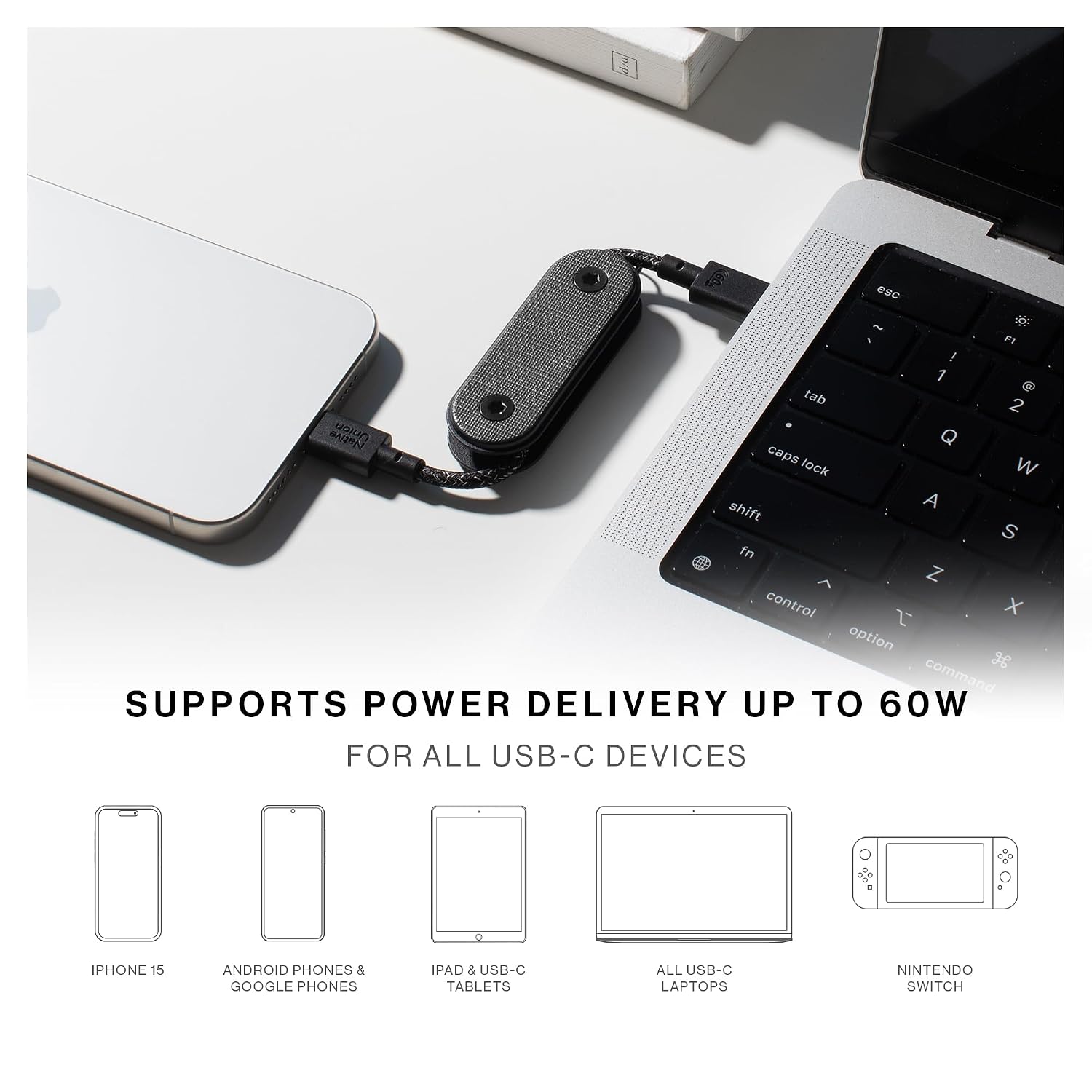 Detalle de Native Union Pocket Cable 60W USB-C charging