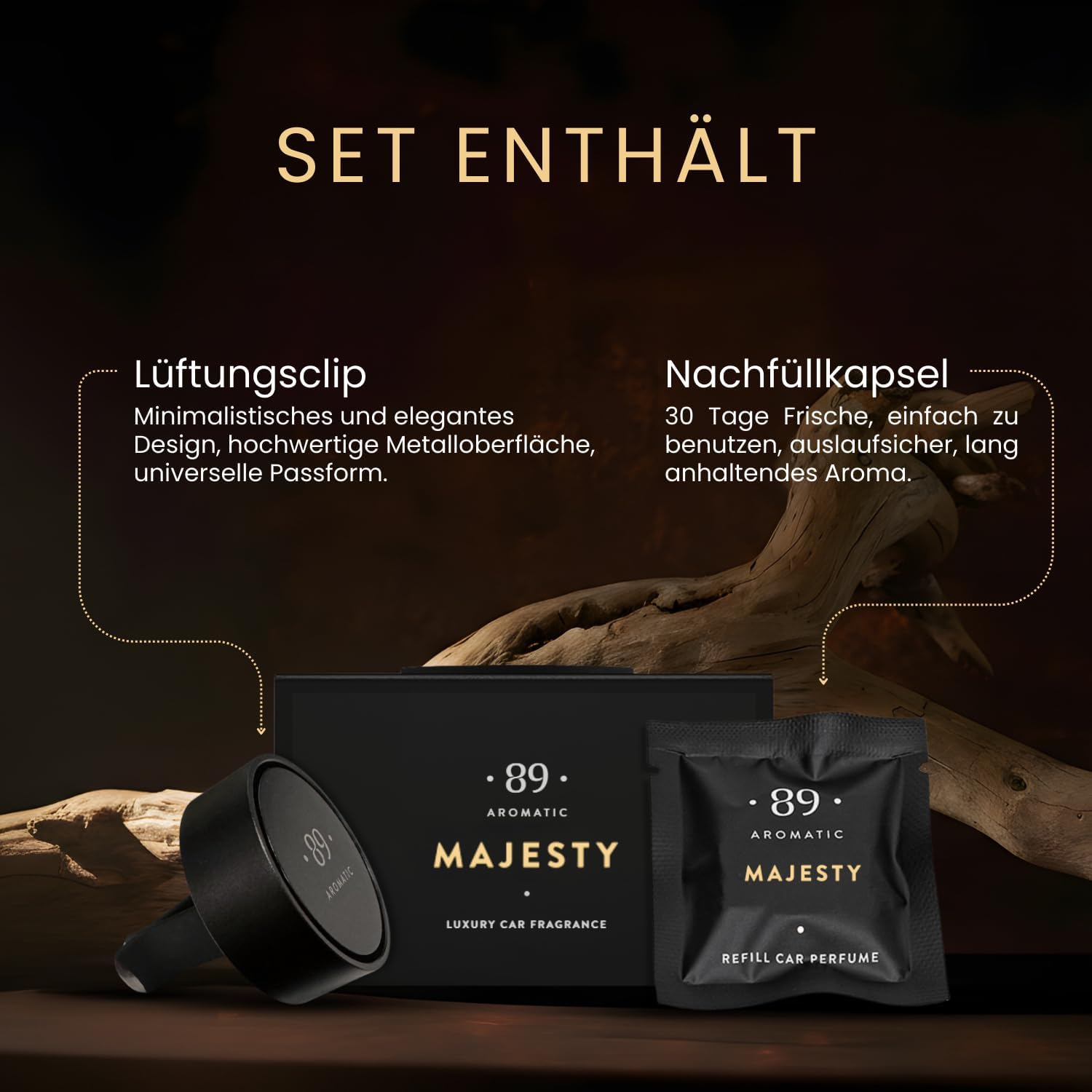 Detalle 2 de Aromatic •89• Autoduft Lüftungsclip für Auto