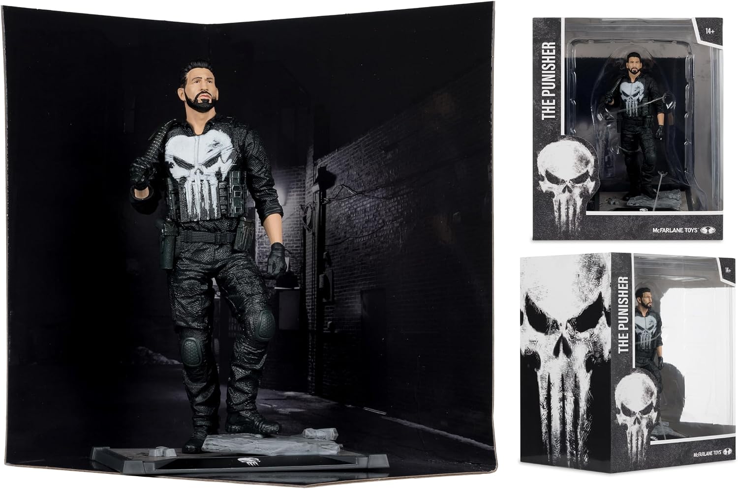 Detalle 2 de McFarlane Marvel Studios Collection Statue 1/10 Punisher (Punisher Special), figurka