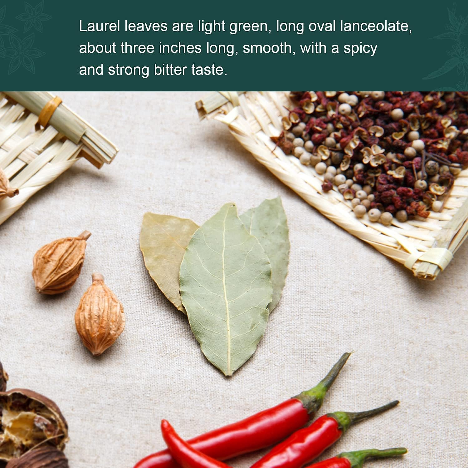 Thumbnail 6 de Soeos Dried Bay Leaves 57 g