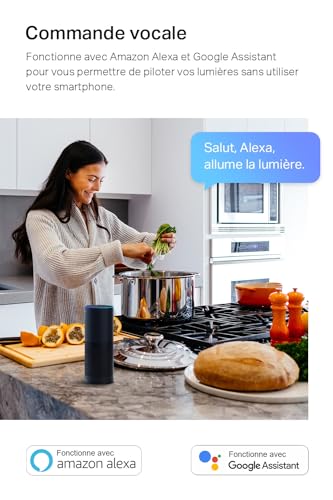 Detalle de Tapo Ampoule Connectée Alexa E27, Blanc Lumière du jour LED Dimmable L520E