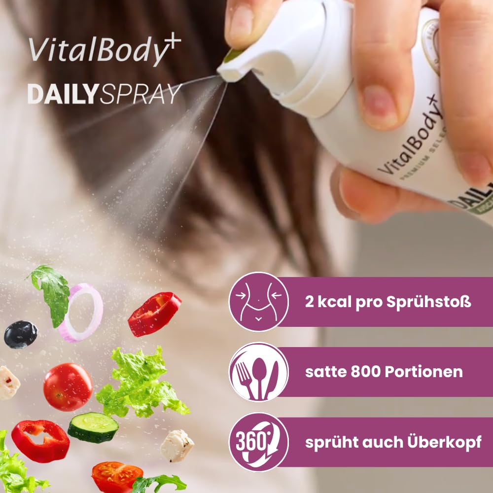 Detalle 2 de VitalBody+ DailySpray Knoblauchöl 4er Pack