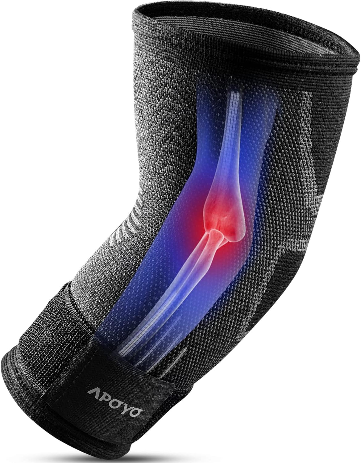 Thumbnail 6 de APOYO Tennis Elbow Brace for Women & Men (Large) – Adjustable Elbow Compression Sleeve for Arthritis, Tendonitis, Tennis & Golfers Elbow