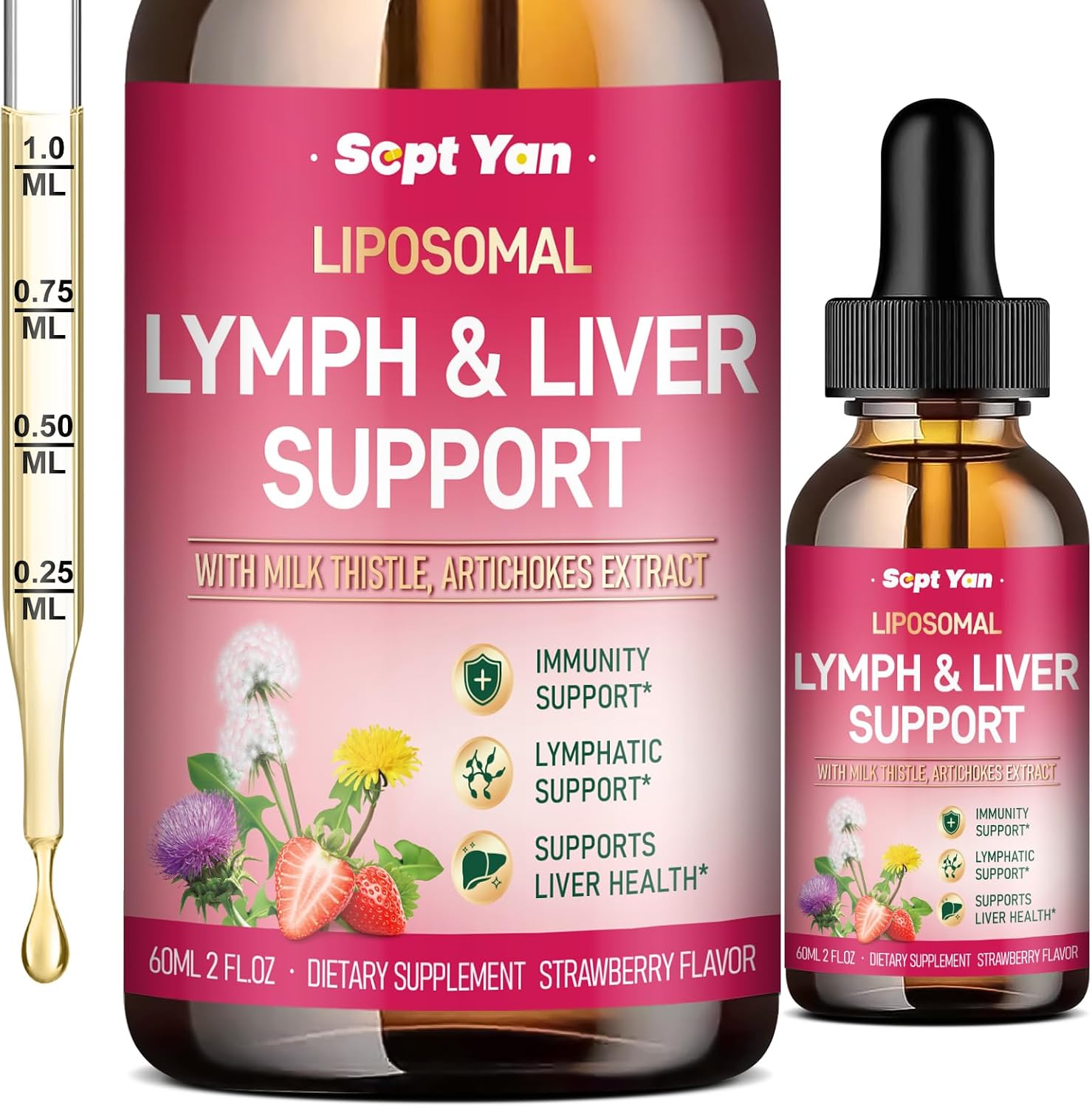 Thumbnail 5 de SEPT YAN Lymphatic Support Drops 2 fl oz