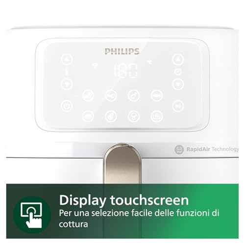 Detalle de PHILIPS Airfryer 5000: la friggitrice ad aria 16-in-1 con controllo WiFi