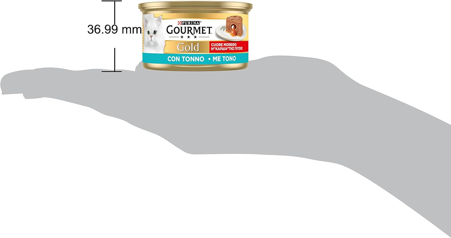 Detalle 2 de GOURMET Gold Cuore Morbido 24 lattine 🐱