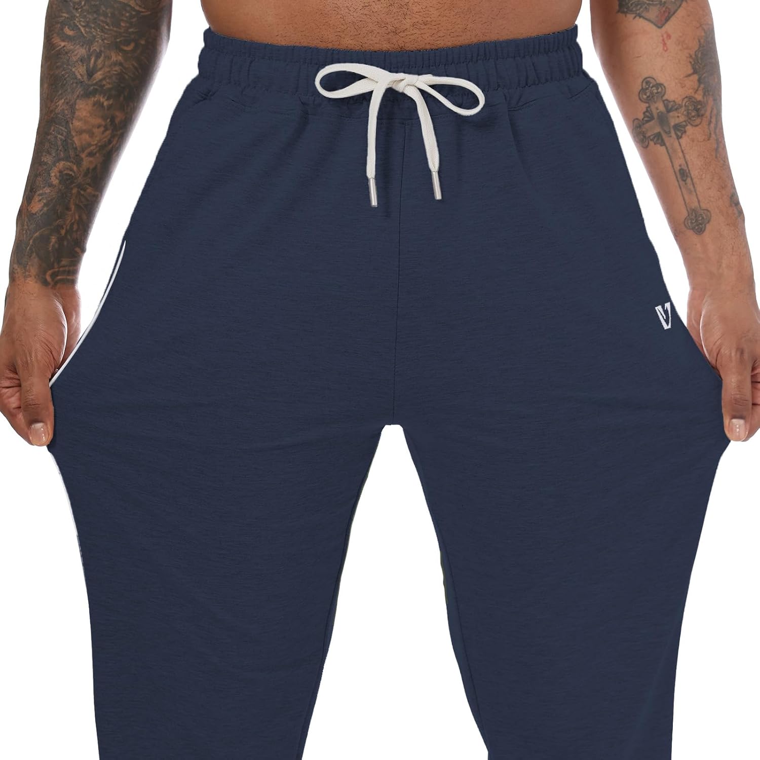 Thumbnail 2 de Vortewind Pantalon de jogging en coton pour homme — long, respirant et pratique