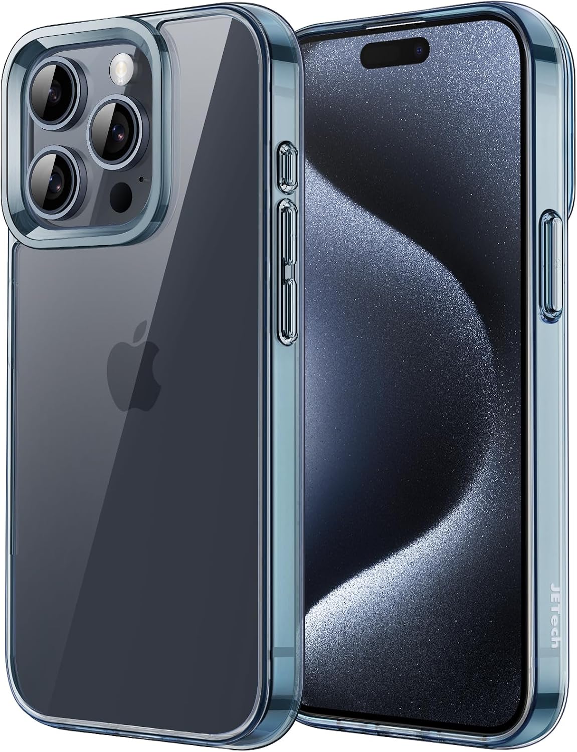 Thumbnail 6 de JETech Hülle für iPhone 15 Pro 6,1 Zoll – Transparentes, stoßfestes Schutzcover ohne Magnetfunktion
