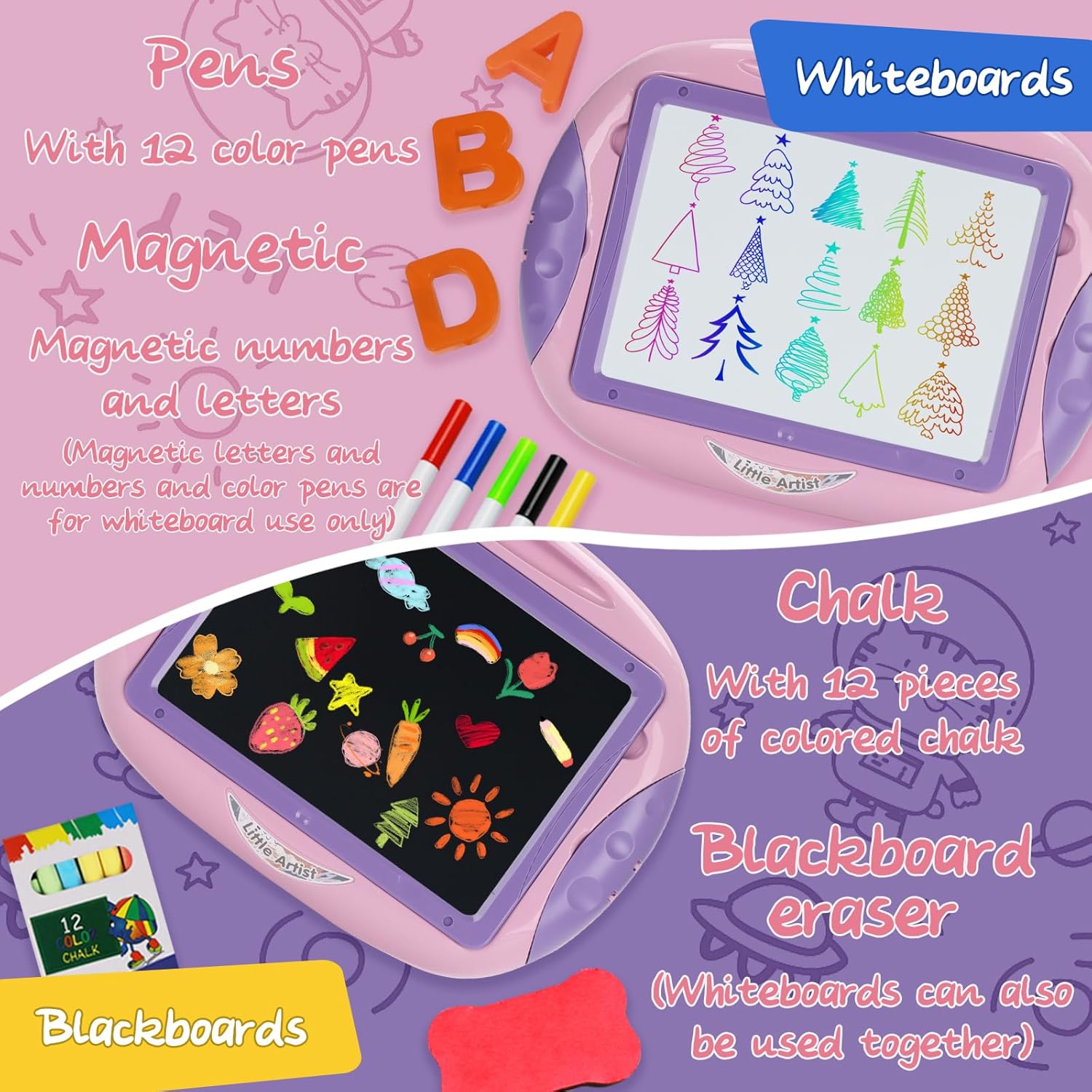 Thumbnail 2 de Cokzer Magnetic Drawing Board 12.5 in 🎨