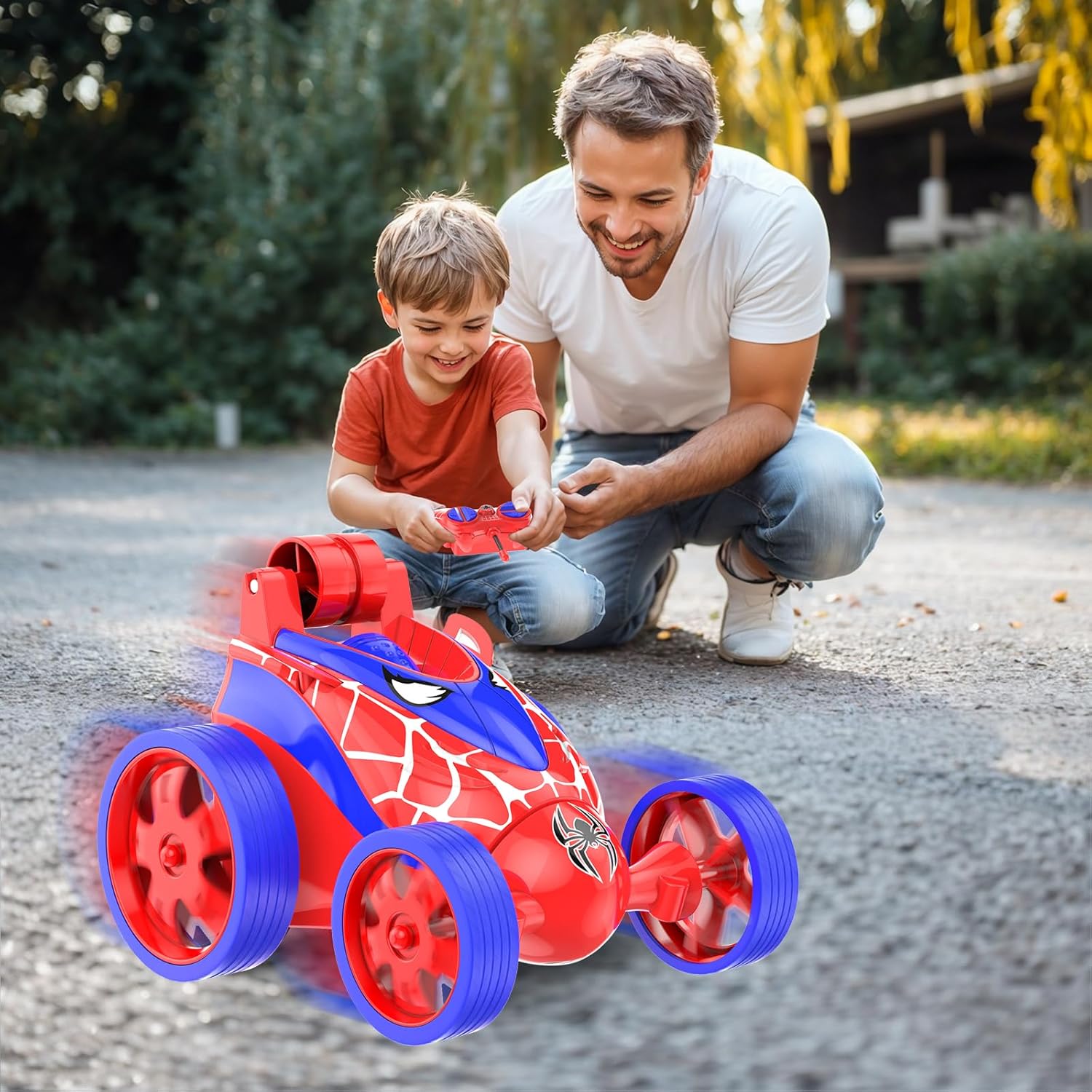 Detalle 2 de Buoeuik Mini Coche Teledirigido 360° para niños