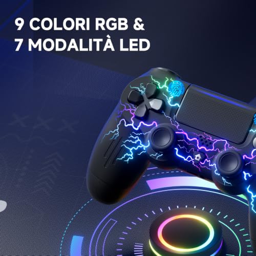 Detalle 2 de ECHTPower Controller per P4 con porta USB-C, pulsanti posteriori e doppia vibrazione