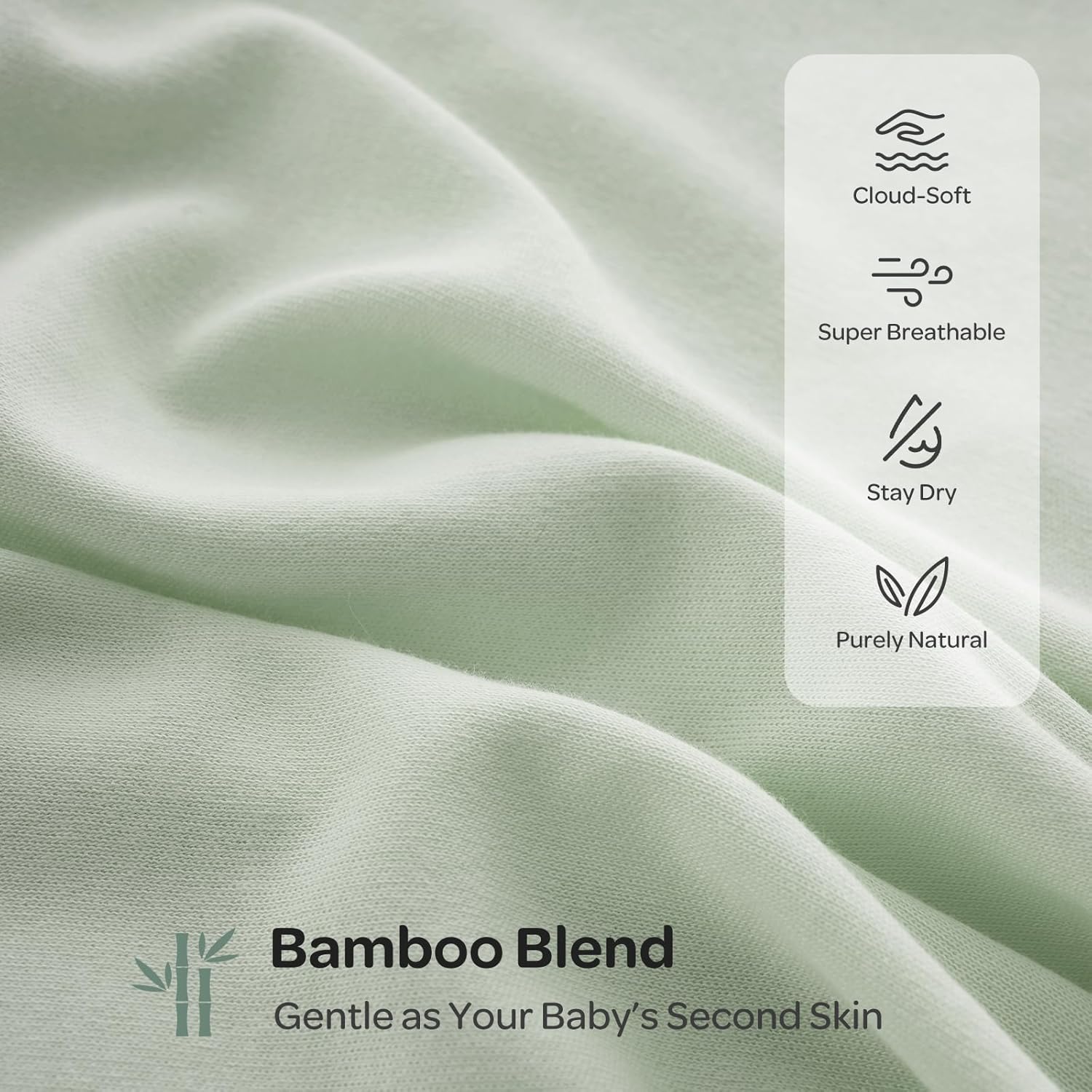 Thumbnail 6 de Momcozy Swaddles for Newborns (0–3 Months) Quiet Fastener Sleep Sack Swaddle, Serenity, 2-Pack