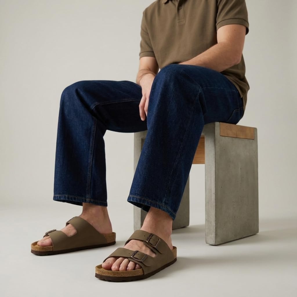 Thumbnail 5 de CUSHIONAIRE Lane Cork Footbed Men’s Sandals 👞