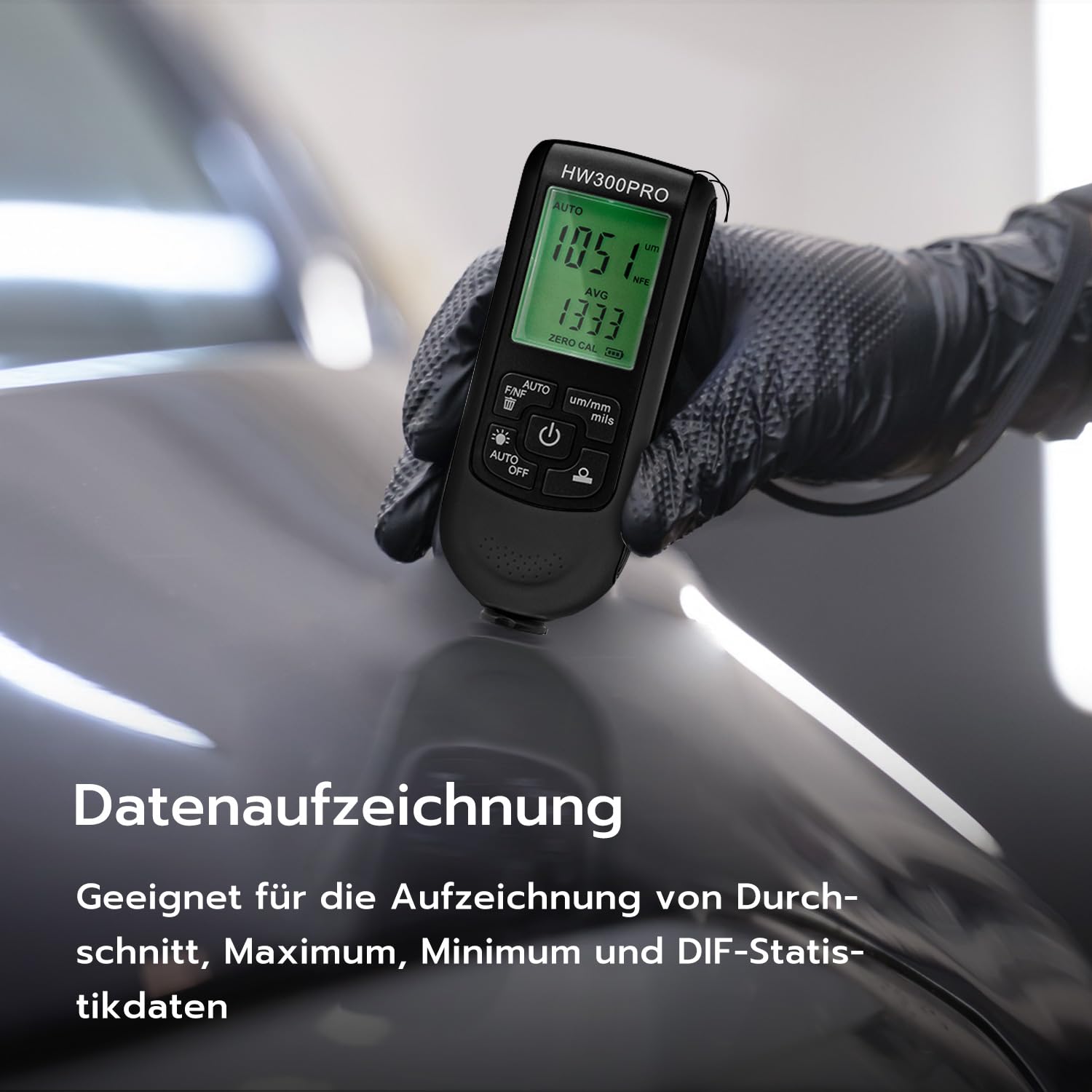 Detalle de Mcbazel HW-300PRO Digitale Schichtdickenmessung für Lacke– präzise, tragbar und vielseitig