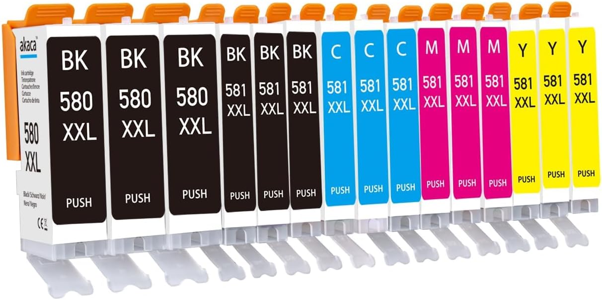 Detalle de akaca PGI-580 CLI-581 XXL 15 cartouches 🖨