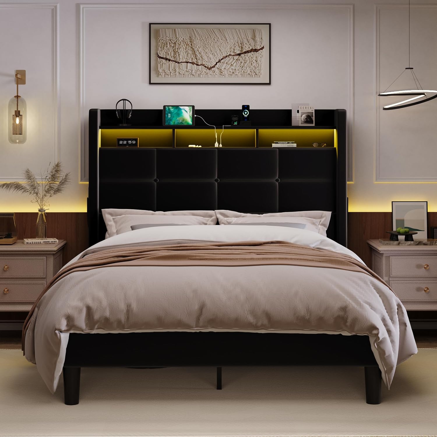 Thumbnail 2 de SHA CERLIN Queen Bed Frame
