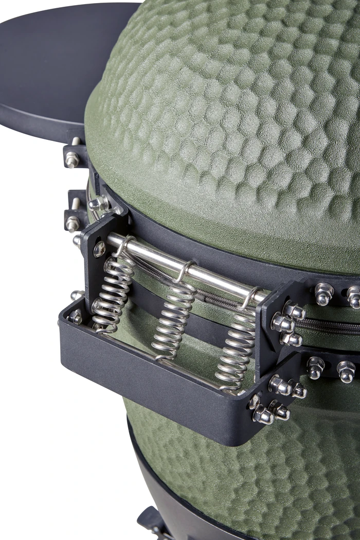 Thumbnail 10 de Moddern Green Complete – keramischer Kamado-Grill mit verstellbarem Rost und stabilem Untergestell