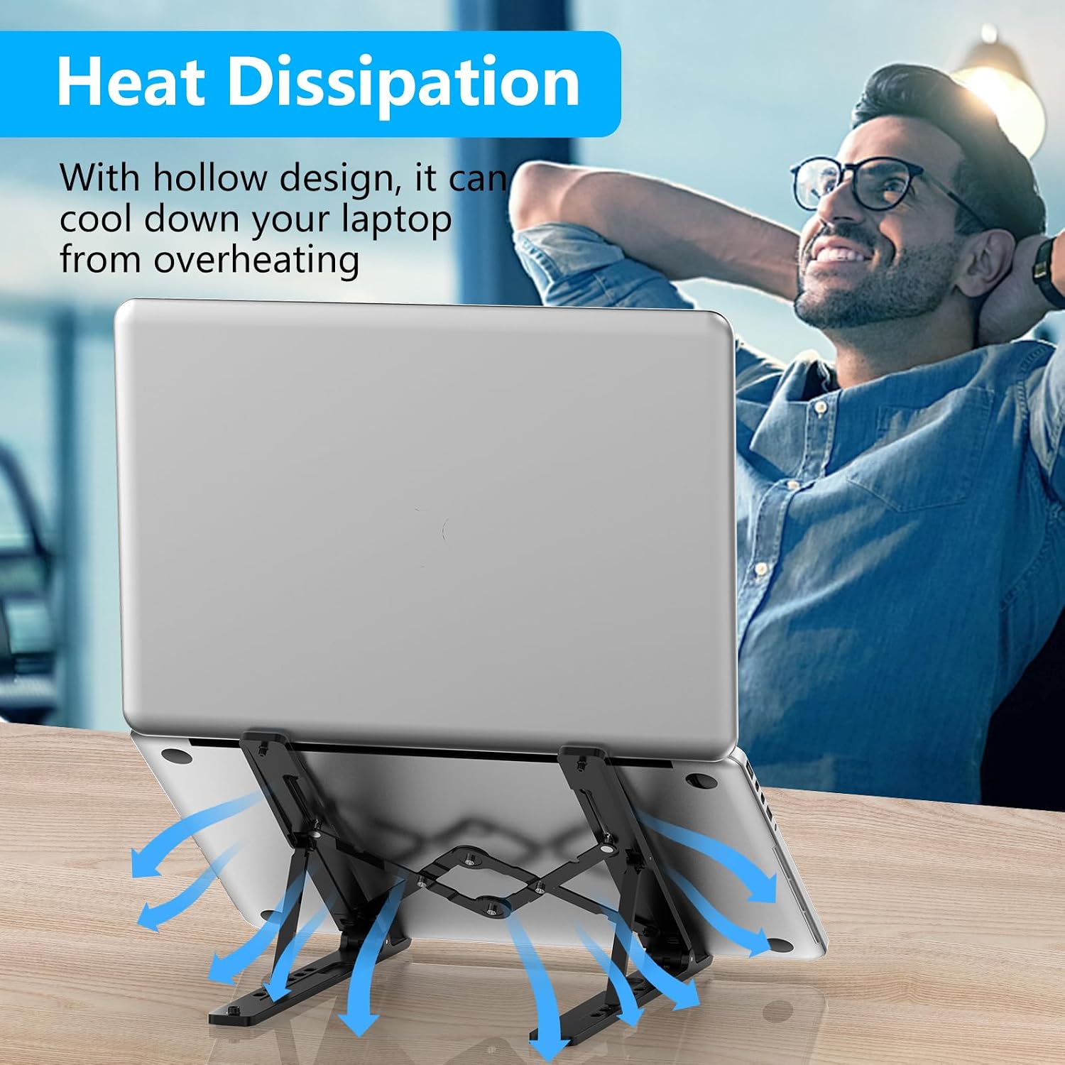 Thumbnail 6 de Nayka Adjustable Laptop Stand for 10–15.6" laptops
