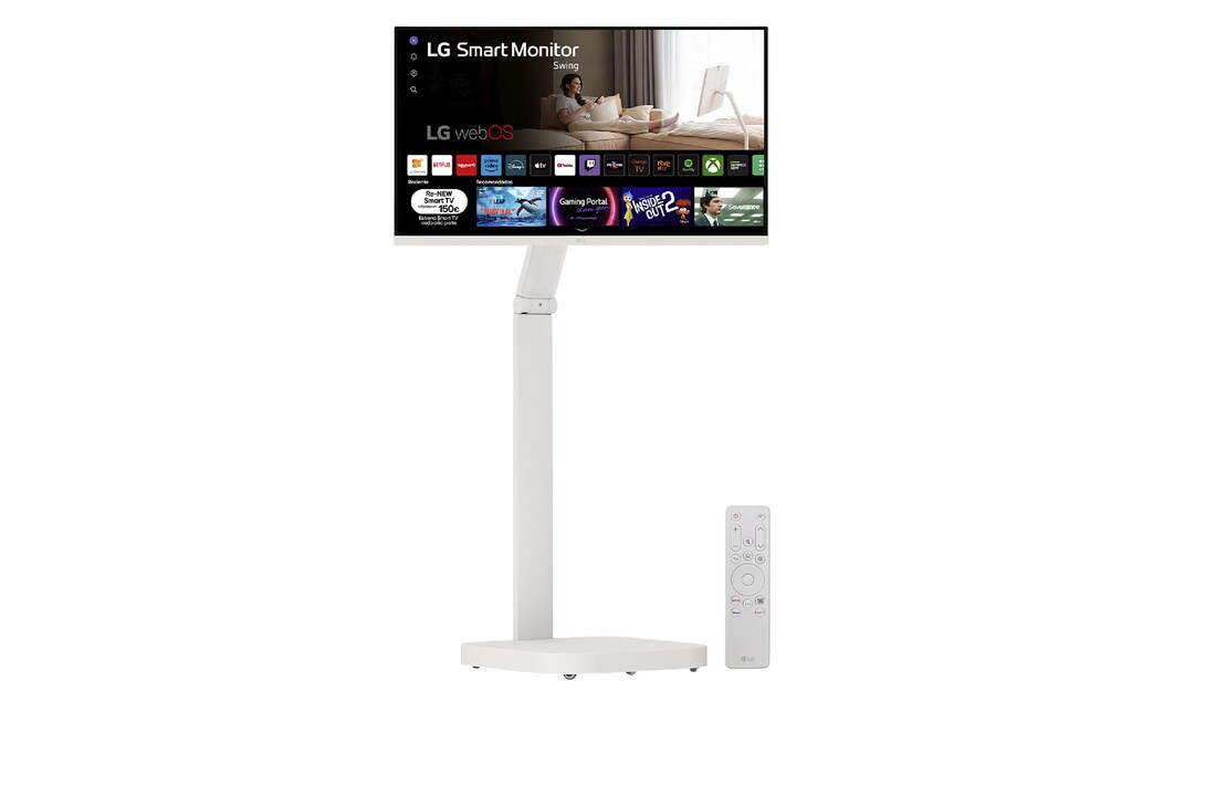 Detalle de LG 32U721SAW-W Smart Monitor Swing 32" 4K UHD