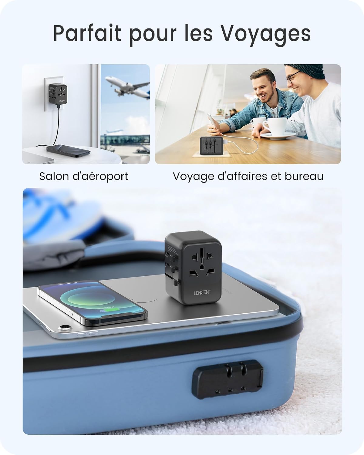 Thumbnail 6 de LENCENT Adaptateur universel 1000W