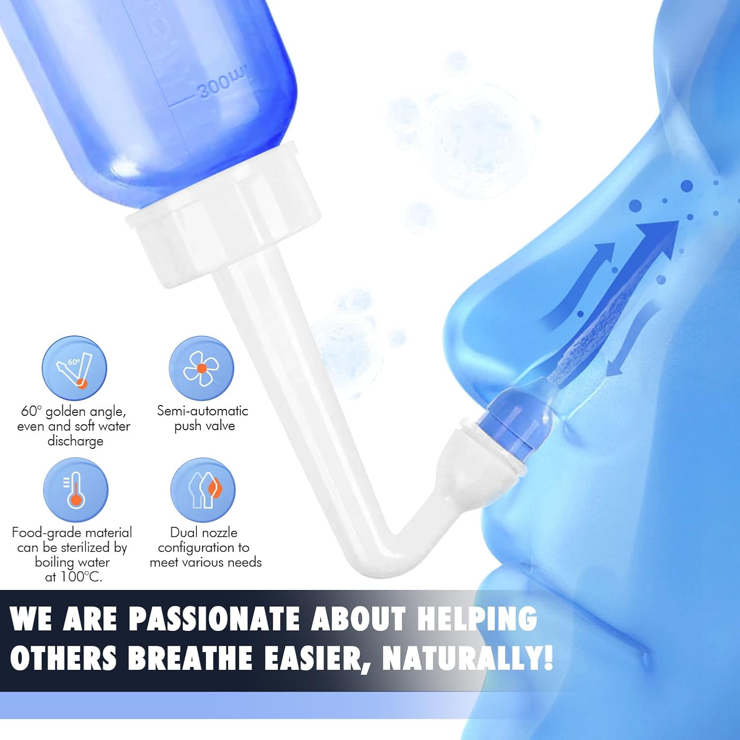 Thumbnail 4 de Neti Pot Sinus Rinse Bottle