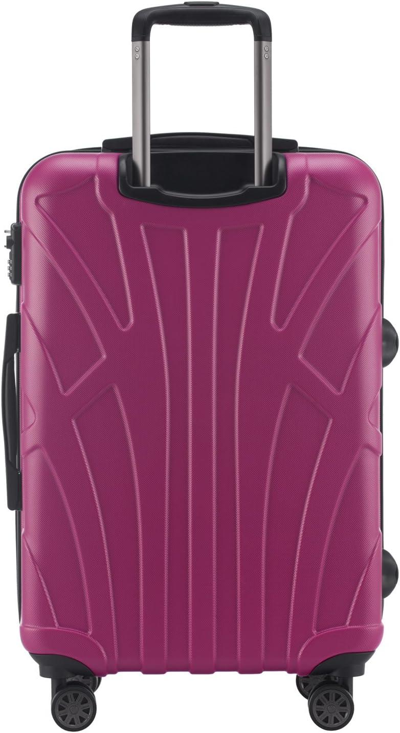 Thumbnail 2 de SUITLINE Valigia rigida 66 cm TSA Rosa, ABS opaco 58 L