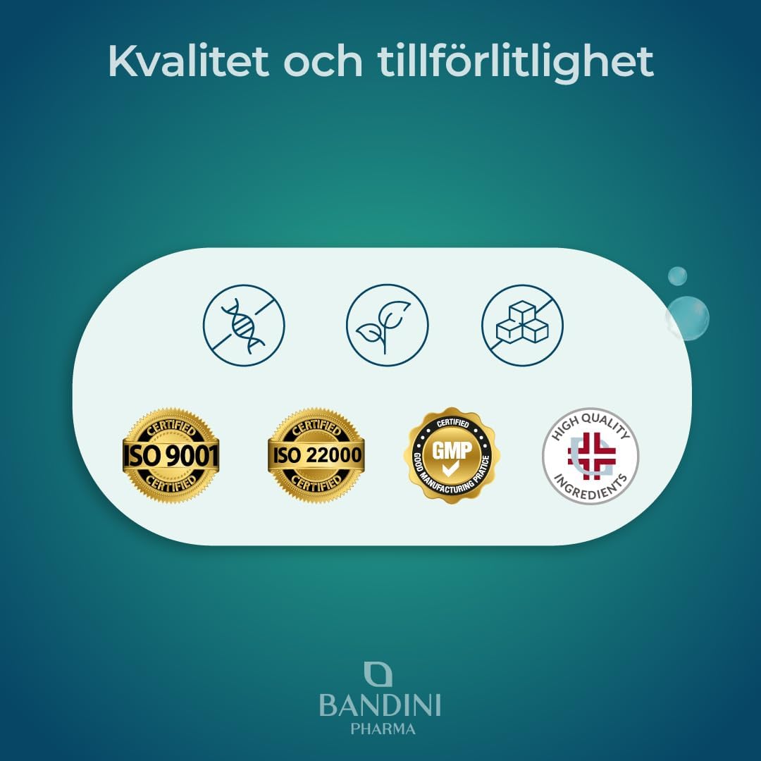 Thumbnail 6 de BANDINI NAC N-Acetyl-Cysteine 600 mg – 90 veganska tabletter