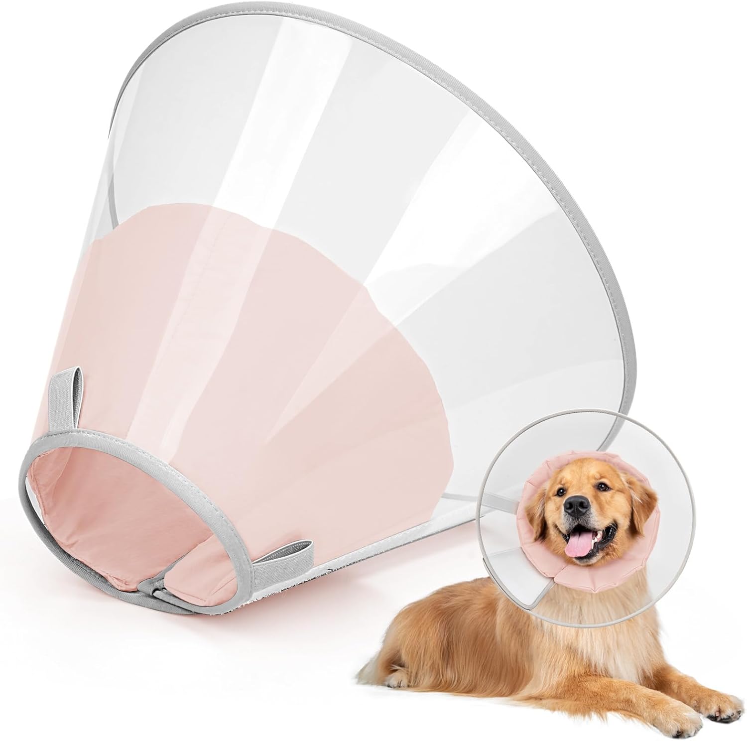 Detalle de Supet Dog Cone Collar Pink 2XL