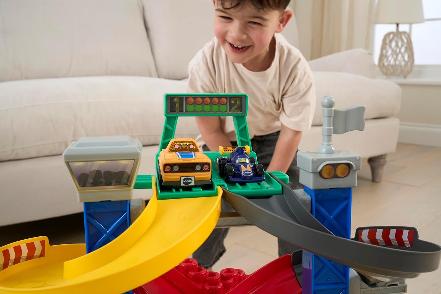 Thumbnail 6 de VTech Toot-Toot Drivers Criss-Cross Raceway: Interactive Toddler Car Playset