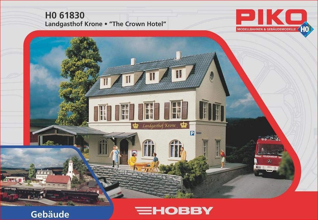 Detalle de PIKO 61830 H0-landgasthof Kroon bouwpakket van kunststof