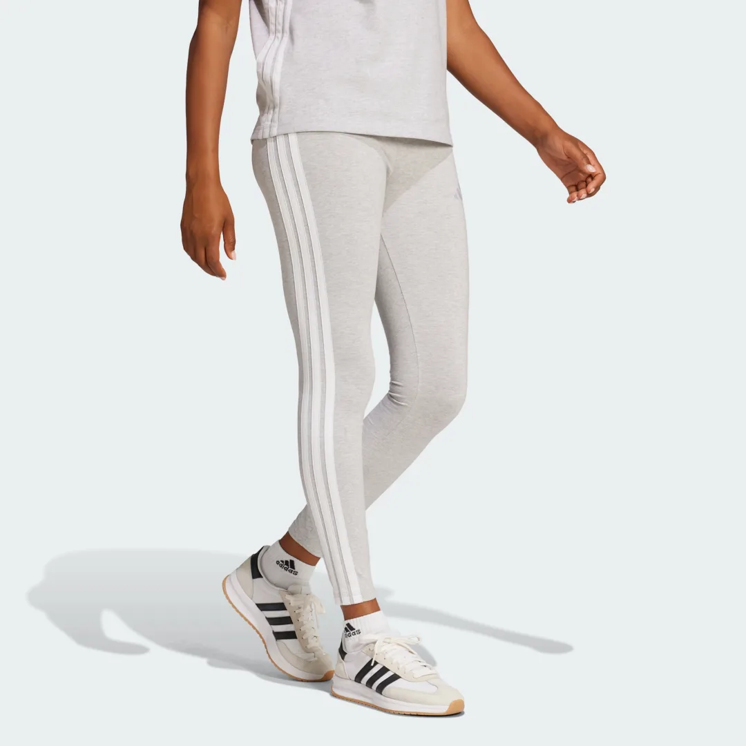 Detalle de Mallas Essentials Cotton 3 bandas de Adidas (Gris) – opinión y qué tener en cuenta