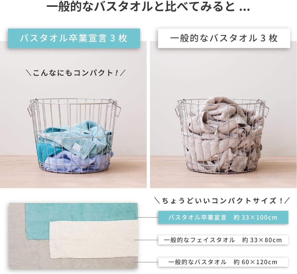 Detalle de 本多タオル バスタオル卒業宣言 ミニバスタオル 33×100cm・綿100%・チャコールグレー