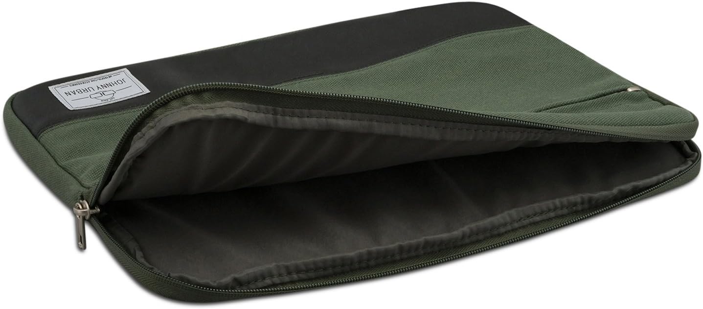 Detalle de Johnny Urban Custodia MacBook Pro 13 / MacBook Air (2018) in tela con tasca laterale verde